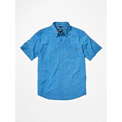 Marmot Aerobora Clothes - Mens Shirts Blue CA7950312 Canada